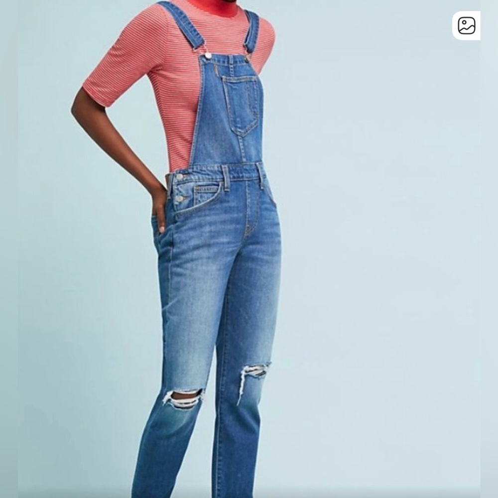 Levi's Classic Blue Denim Overalls Size Medium